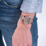 Guess Iconic Rose Gold Stainless Steel Women Watch GW0477L3