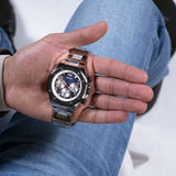 Guess Empire Chronograph Silver Stainless Steel Strap Men Watch GW0489G1