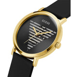 GUESS BLACK SILICONE STRAP MEN'S WATCH GW0503G1