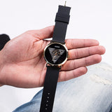 GUESS BLACK SILICONE STRAP MEN'S WATCH GW0503G1
