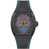Guess Catrin Black Dial And Rubber Strap Men Watch GW0506G1