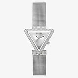 Guess Silver Mesh Bracelet Women Watch GW0508L1