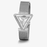 Guess Silver Mesh Bracelet Women Watch GW0508L1