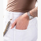 Guess Silver Mesh Bracelet Women Watch GW0508L1
