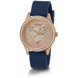Guess Analog Quartz Blue Silicone Strap Women Watch GW0530L3