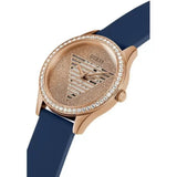 Guess Analog Quartz Blue Silicone Strap Women Watch GW0530L3
