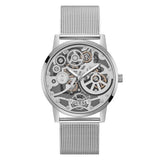 Guess Silver Stainless Steel Men Watch GW0538G1