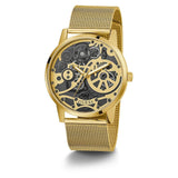 Guess Automatic Gold Stainless Steel Men Watch GW0538G2