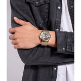 Guess Automatic Gold Stainless Steel Men Watch GW0538G2