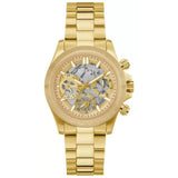 Guess Chronograph Gold Stainless Steel Women Watch GW0557L1