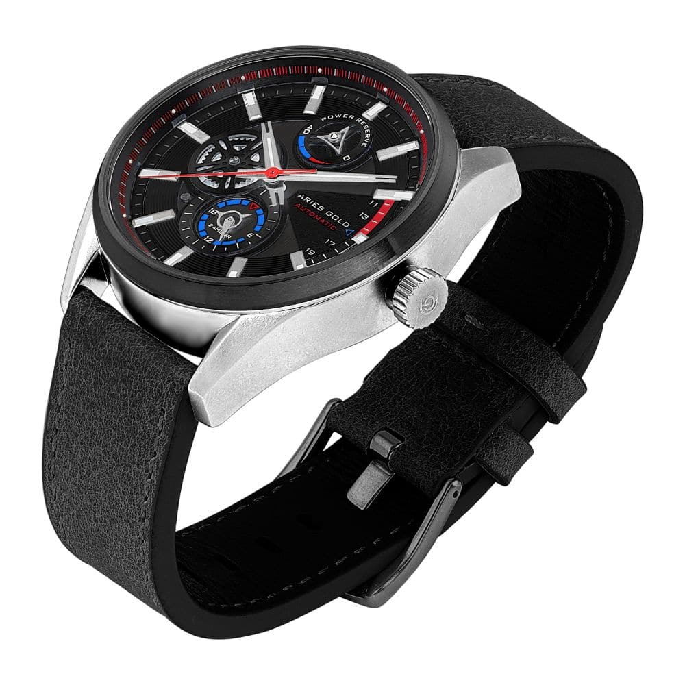 ARIES GOLD 500PCS LIMITED EDITION ROADSTER G 9021 S-BK MEN'S WATCH - H2 Hub Watches