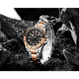 NAVIFORCE NF9192 S/RG/B TWO-TONE STAINLESS STEEL MEN'S WATCH