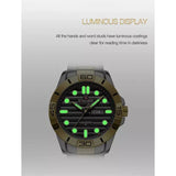 NAVIFORCE NF9198 G/B QUARTZ STEEL WATERPROOF CHRONOGRAPH WRISTWATCH FOR MEN