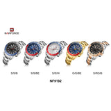 NAVIFORCE NF9192 S/RG/B TWO-TONE STAINLESS STEEL MEN'S WATCH