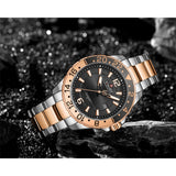 NAVIFORCE NF9192 S/RG/B TWO-TONE STAINLESS STEEL MEN'S WATCH