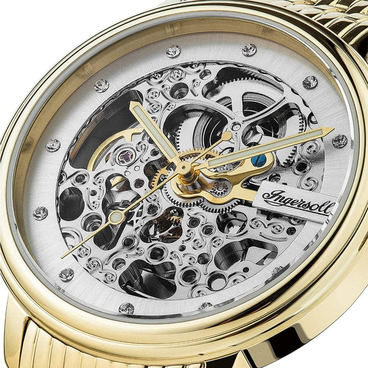 INGERSOLL CROWN AUTOMATIC GOLD STAINLESS STEEL I06103 MEN'S WATCH - H2 Hub Watches