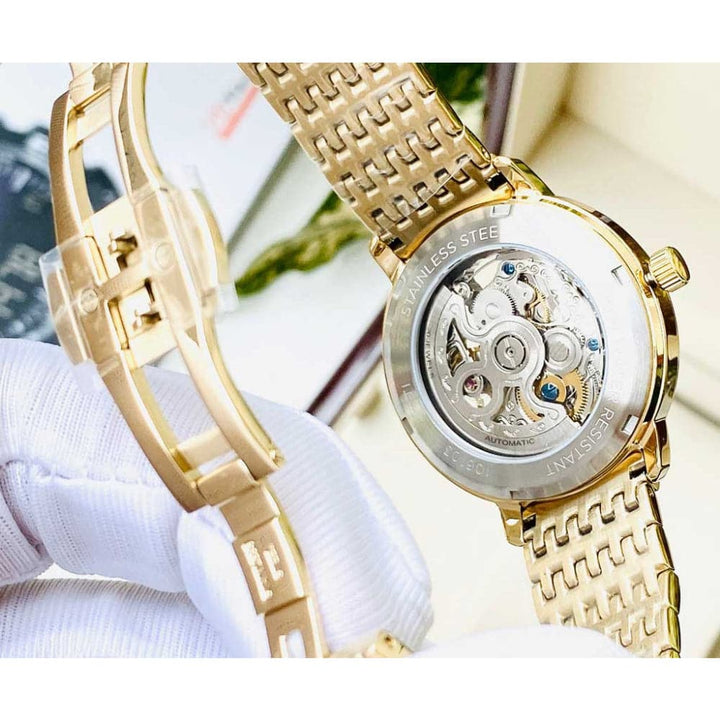 INGERSOLL CROWN AUTOMATIC GOLD STAINLESS STEEL I06103 MEN'S WATCH - H2 Hub Watches