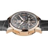 Ingersoll The Regent Automatic Gold Stainless Steel I00302 Black Leather Strap Men's Watch