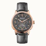 INGERSOLL I00302B BLACK LEATHER AUTOMATIC MEN WATCH