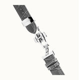 Ingersoll The Herald Automatic Silver Stainless Steel I00402 Grey Leather Strap Men's Watch - H2 Hub Watches