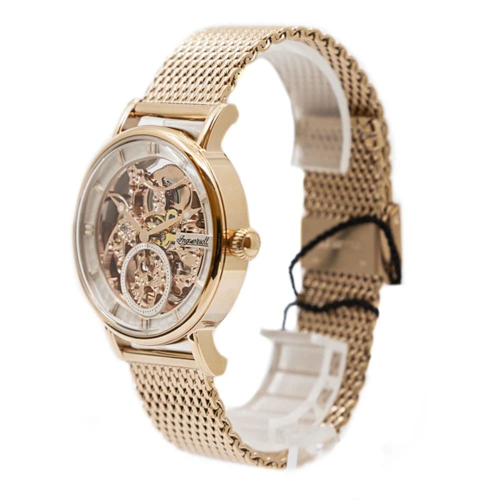 Ingersoll The Herald Automatic Rose Gold Stainless Steel I00406 Rose Gold Stainless Strap Unisex's Watch - H2 Hub Watches