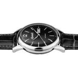 INGERSOLL I00502 THE NEW HAVEN BLACK LEATHER STRAP MEN'S WATCH