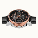 INGERSOLL THE GRAFTON I00702B BLACK LEATHER MEN'S WATCH