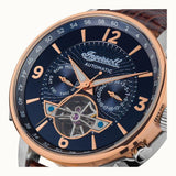 Ingersoll The Grafton Automatic I00703B Brown Leather Strap Men's Watch