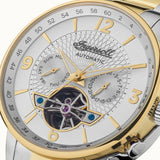 Ingersoll The Grafton Automatic Gold Stainless Steel I00705 Silver Gold Stainless Strap Men's Watch