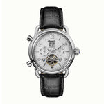 Ingersoll The New England Automatic Silver Stainless Steel I00903 Black Leather Strap Men's Watch - H2 Hub Watches