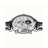 Ingersoll The New England Automatic Silver Stainless Steel I00903 Black Leather Strap Men's Watch - H2 Hub Watches