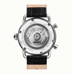 Ingersoll The New England Automatic Silver Stainless Steel I00903 Black Leather Strap Men's Watch - H2 Hub Watches