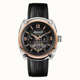 Ingersoll The Michigan Automatic I01102B Black Leather Strap Men's Watch
