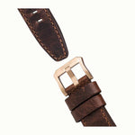 INGERSOLL THE ARMSTRONG AUTOMATIC ROSE GOLD STAINLESS STEEL I02201 BROWN LEATHER STRAP MEN'S WATCH - H2 Hub Watches