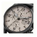 INGERSOLL THE ARMSTRONG AUTOMATIC GREY STAINLESS STEEL I02202 BLACK LEATHER STRAP MEN'S WATCH - H2 Hub Watches