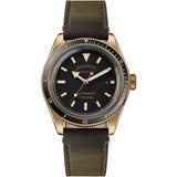 Ingersoll The Scovill Automatic Gold Stainless Steel I05007 Dark Green Leather Strap Men's Watch