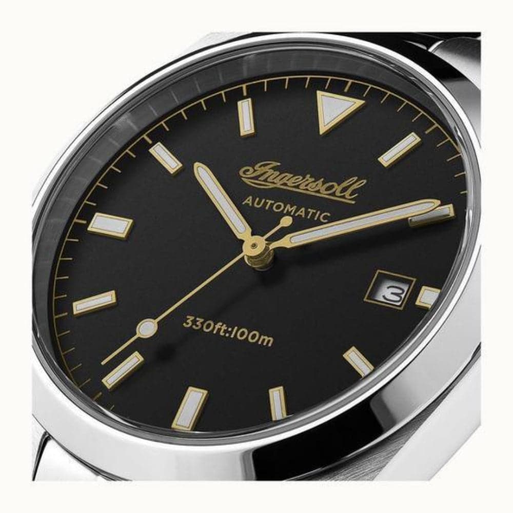 INGERSOLL RELIANCE I05501 AUTOMATIC SILVER STAINLESS STEEL MEN'S WATCH - H2 Hub Watches
