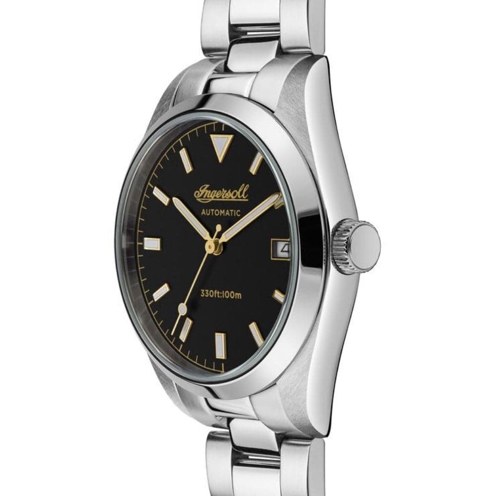 INGERSOLL RELIANCE I05501 AUTOMATIC SILVER STAINLESS STEEL MEN'S WATCH - H2 Hub Watches