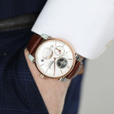 Ingersoll The Swing Automatic I07503 Brown Leather Strap Men's Watch