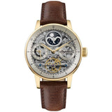 Ingersoll The Jazz Automatic I07704 Brown Leather Strap Men's Watch