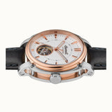 Ingersoll The Director Automatic Rose Gold Stainless Steel I08101 Black Leather Strap Men's Watch