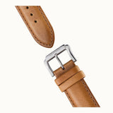 Ingersoll The Protagonist Automatic Silver Gold Stainless Steel I08901 Ligt Brown Leather Strap Men's Watch