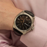 Ingersoll The Orville Automatic I09302 Black Leather Strap Men's Watch