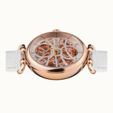 Ingersoll The Star Automatic I09401 White Leather Strap Women's Watch