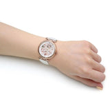 Ingersoll The Star Automatic I09401 White Leather Strap Women's Watch