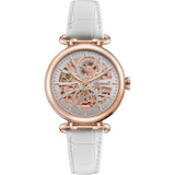 Ingersoll The Star Automatic I09401 White Leather Strap Women's Watch