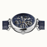Ingersoll The Star Automatic Silver Stainless Steel I09403 Black Leather Strap Women's Watch