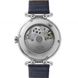 Ingersoll The Star Automatic Silver Stainless Steel I09403 Black Leather Strap Women's Watch