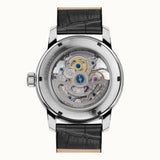 Ingersoll The Baldwin Automatic Silver Stainless Steel I11002 Black Leather Strap Men's Watch