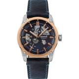 Ingersoll The Carroll Automatic I11602 Blue Leather Strap Men's Watch